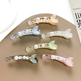 Fish Acrylic Alligator Hair Clips, Hair Accessories for Women & Girls