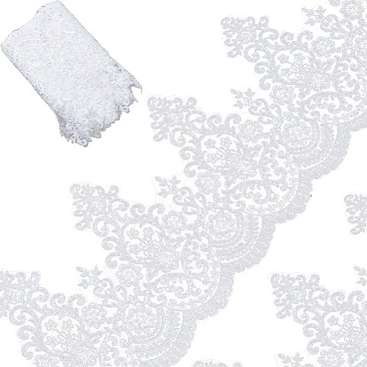 3.3ярды полиэстеровых нашивок для одежды, цветок