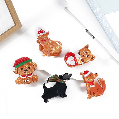 Животные ПВХ коготь заколки для волос, аксессуары для волос для женщин и девочек