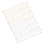 304 Stainless Steel Satellite Chain Necklaces, with Rondelle Beads