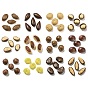 Opaque Resin Decoden Cabochons, Imitation Nut, Macadamia Nuts/Pecans/Almonds/Chestnuts/Walnuts/Pine Buts/Seed/Broad Bean