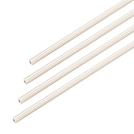 4шт. круглая трубка из стерлингового серебра, для поделок, колонка, с 1 тканью для полировки листового серебра