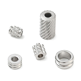 304 Stainless Steel Spacer Beads, Column, Tarnish Free