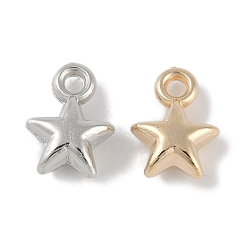 CCB Plastic Pendants, With the Shape Of Star