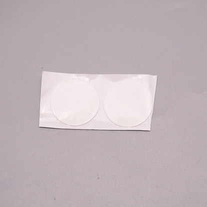 PE Thin Film Sticker, with Double Self-Adhesive, for Anti Slip Accessories, Flat Round
