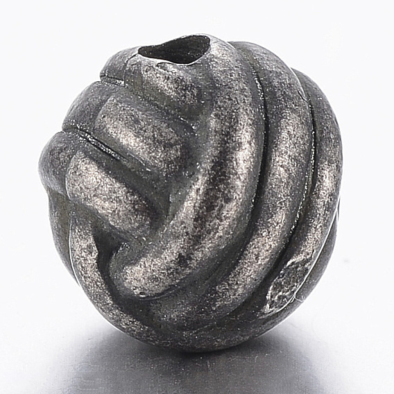 316 Surgical Stainless Steel Beads, Round