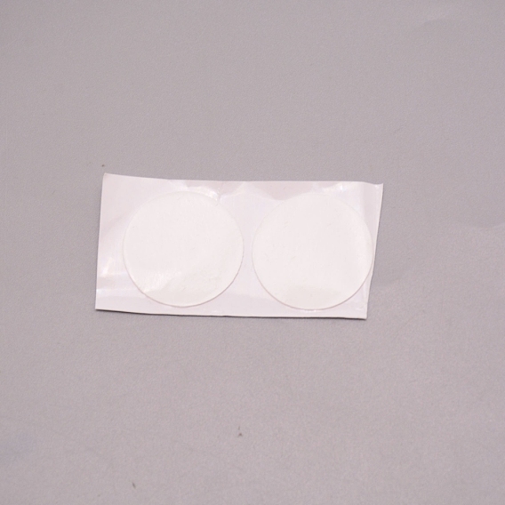 PE Thin Film Sticker, with Double Self-Adhesive, for Anti Slip Accessories, Flat Round