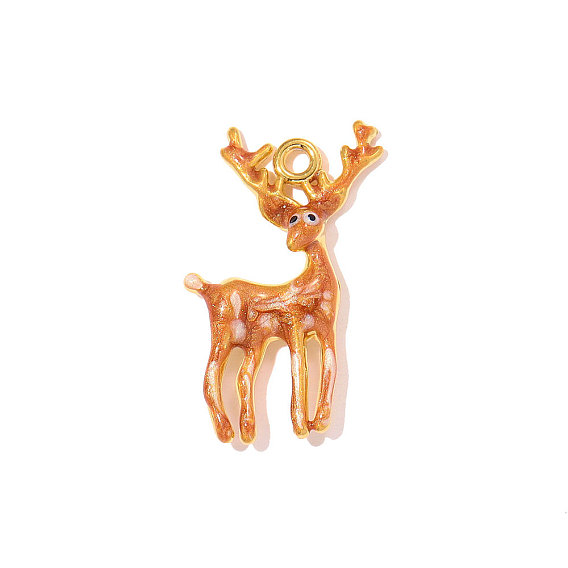 304 нержавеющей стальной эмали подвески, олени прелести, ионное покрытие (ip), долговечный, зеркальная полировка