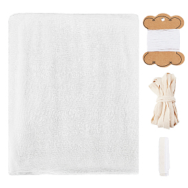 Наборы инструментов для переплета, включая хлопчатобумажную нить, плоская хлопковая лента, плоские хлопковые повязки на голову и хлопчатобумажная ткань