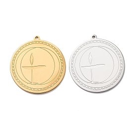 304 подвески из нержавеющей стали, плоская круглая форма с подвеской в виде чаши