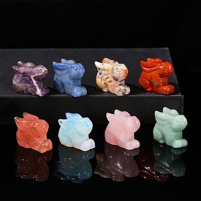 Украшения драгоценных камней дисплей, украшение домашнего офиса, кролик