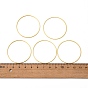 Brass Linking Rings, Long-Lasting Plated, Round Ring