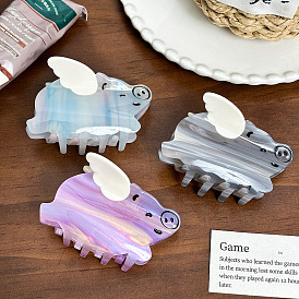 Pig Cellulose Acetate Claw Hair Clips, Hair Accessories for Women & Girls