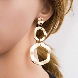 Волнистые кольца, подвески из сплава, серьги-гвоздики