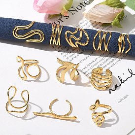 304 открытые манжеты из нержавеющей стали для женщин