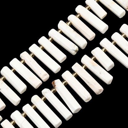 Натуральные лимонно-бирюзовые (яшмовые) бусины пряди, колонка