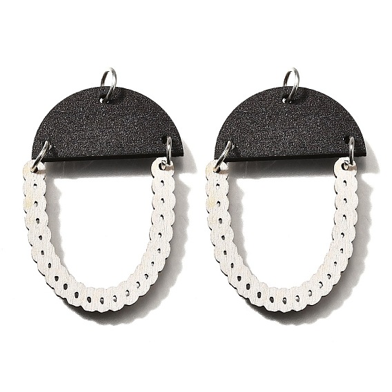 Подвески из тополя, кедровый орех, с целью перехода в кольце