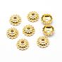 Brass Bead Caps, Multi-Petal, Lead Free & Cadmium Free & Nickel Free, Flower