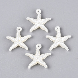 Абс пластмассовые жемчужные подвески, морская звезда