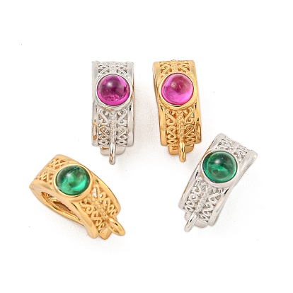 925 Подвески-подвески из стерлингового серебра с кубическим цирконием, укорачивающие подвески, навесные поручительства, с петлей