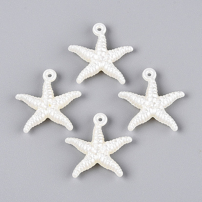 Абс пластмассовые жемчужные подвески, морская звезда
