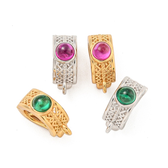 925 Подвески-подвески из стерлингового серебра с кубическим цирконием, укорачивающие подвески, навесные поручительства, с петлей