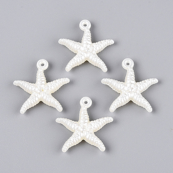 Абс пластмассовые жемчужные подвески, морская звезда