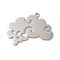 201 Stainless Steel Pendants, Cloud