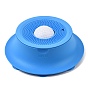 Jouet pour animaux de compagnie à ventouse en silicone écologique, distributeur rotatif interactif à alimentation lente avec balle