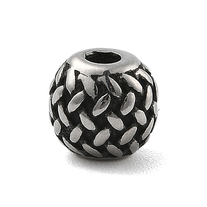 316 бусины из хирургической нержавеющей стали, круглые