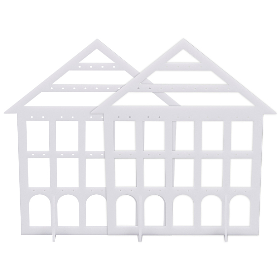 Съемные милые акриловые подставки для сережек, настольный органайзер для серег, украшение для хранения серег