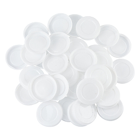 Пластиковая бумажная трубка крышка, плоско-круглые