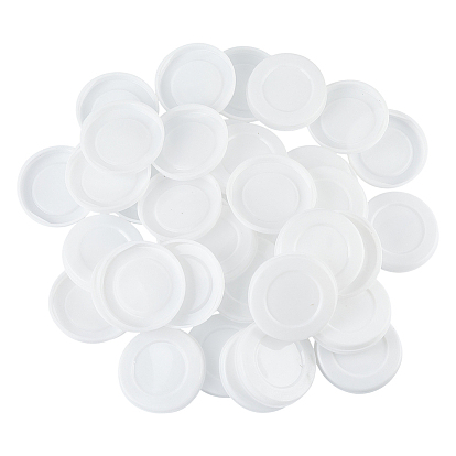 Пластиковая бумажная трубка крышка, плоско-круглые