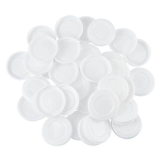 Пластиковая бумажная трубка крышка, плоско-круглые