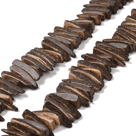 Coconut Beads Strands, Triangle