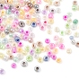 80000Pcs 10 Colors 12/0 Glass Seed Beads, Ceylon, Small Craft Beads for DIY Jewelry Making, Round