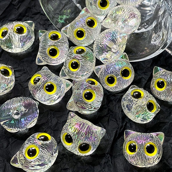 Transparent Acrylic Beads, Cat
