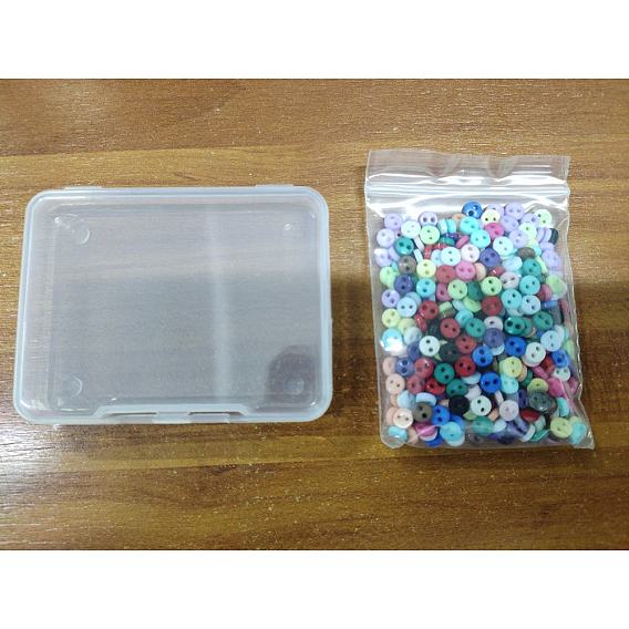 Nylon Tiny Button, Micro Buttons, Sewing Buttons, 2-Hole
