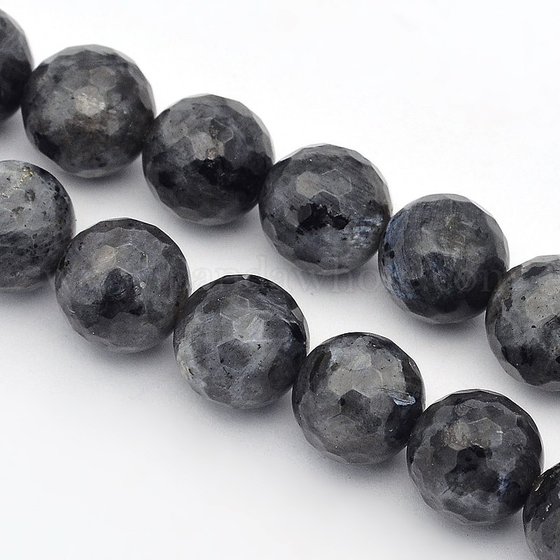 China Factory Natural Labradorite Beads Strands Faceted Round 18mm Hole 1mm About 21pcs Strand 15 7 40cm In Bulk Online Pandawhole Com