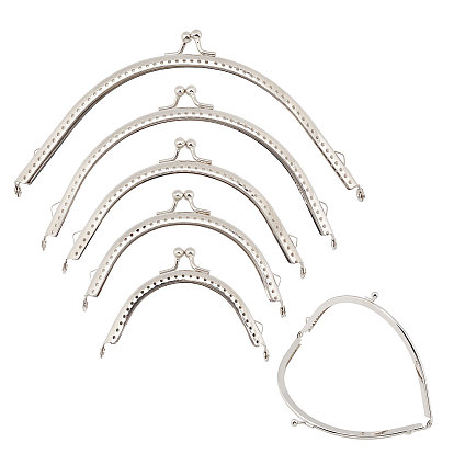 5Pcs Iron Purse Frame Handle, for Bag Sewing Craft Tailor Sewer