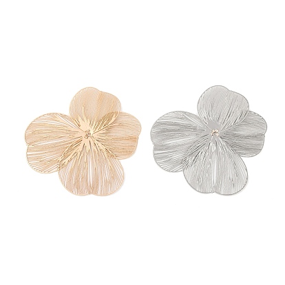 Железный шарик крышки, гравированные металлические украшения, цветок