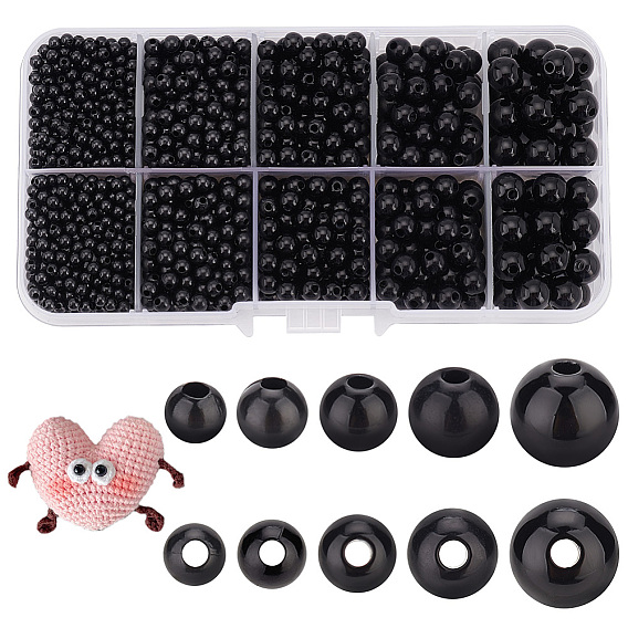 Пластиковые глазки, наборы для изготовления кукол своими руками, круглые