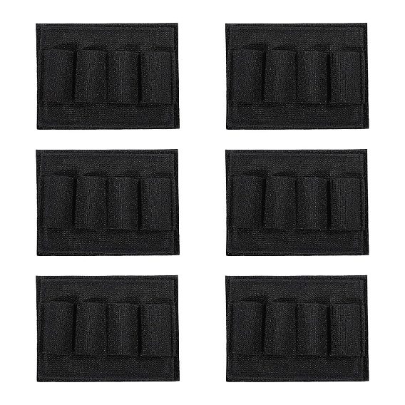 Nylon Hook and Loop Fastener Tactical 4-Round Shotgun Shell Pouch, Rectangle