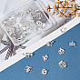 Olycraft 36Pcs 9 Style Nail Art Rhinestones, DIY Glitter Charm 3D Crown Cabochons