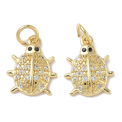 Латунные микро проложить кубического циркония подвески, с целью перехода в кольце, насекомые талисманы, без свинца и без кадмия, долговечный, стойки покрытие