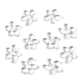 10 бусины лэмпворк ручной работы, цветок