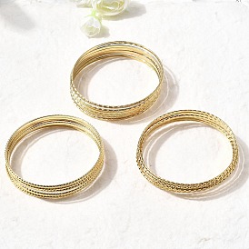 7шт. 201 браслеты из нержавеющей стали для женщин