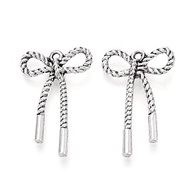 Сплавочные подвески тибетского стиля, бантом прелести