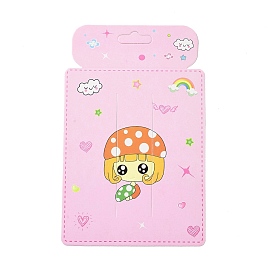 Rectangle Hair Clips Display Cards, Girl Pattern