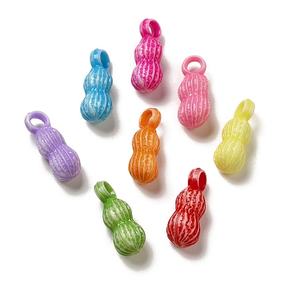 Opaque Acrylic Pendants, Craft Style, Peanut